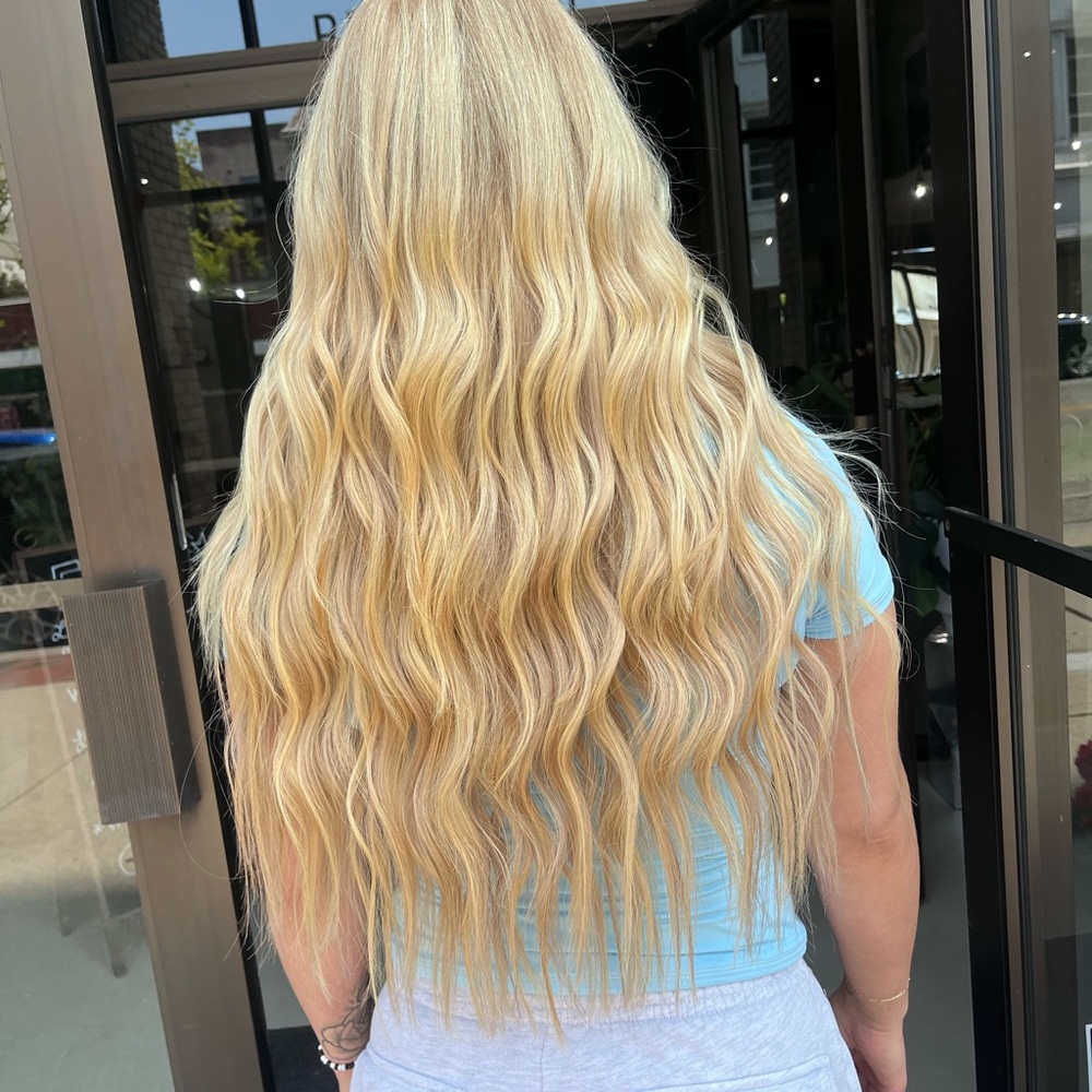 Golden Blonde Hair Exstentions